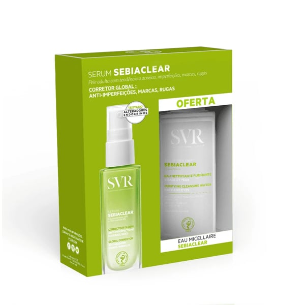 Svr Sebiaclear Serum 30mL + Ag Micelar 75mL 7126540.webp