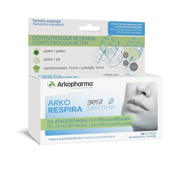 Arkopharma Arkorespira Dilatador Nasal + Filtro 30 Unidade(s)
