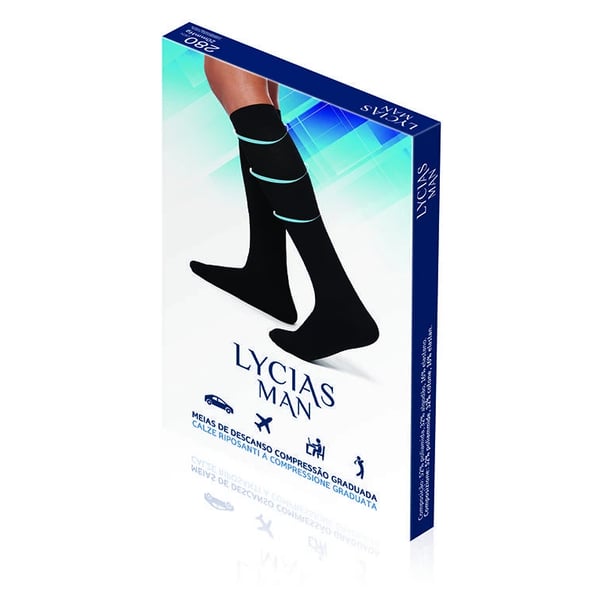 Lycias20010017001 Man Meia T2 Preto
