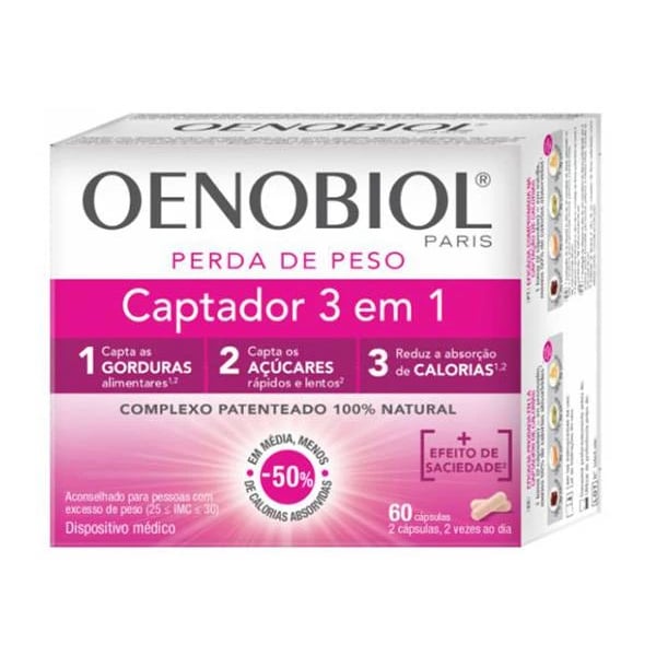 Oenobiol Captador 3em1+ Caps X60
