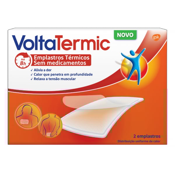 VoltaTermic Emplastro térmico não medicamentoso, 2Unidade(s) Rectangular