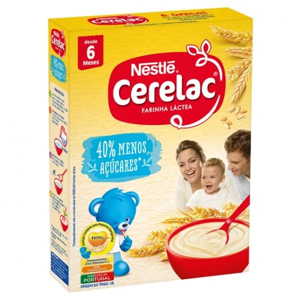 Cerelac Farinha Lactea -40% Açucar 250gr