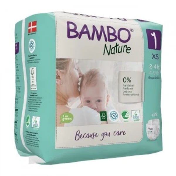 Bambo Nature Frald 1-Xs 2-4Kg X22