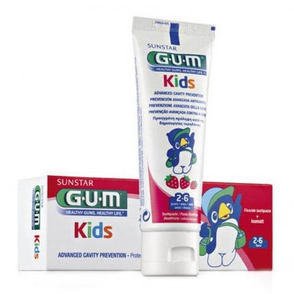 Gum Kids Pasta Dentífrica Morango Bisnaga - 1un - 50ml