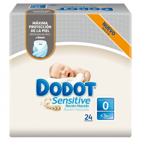 Dodot Sensitive   Fralda T0 3kg X24