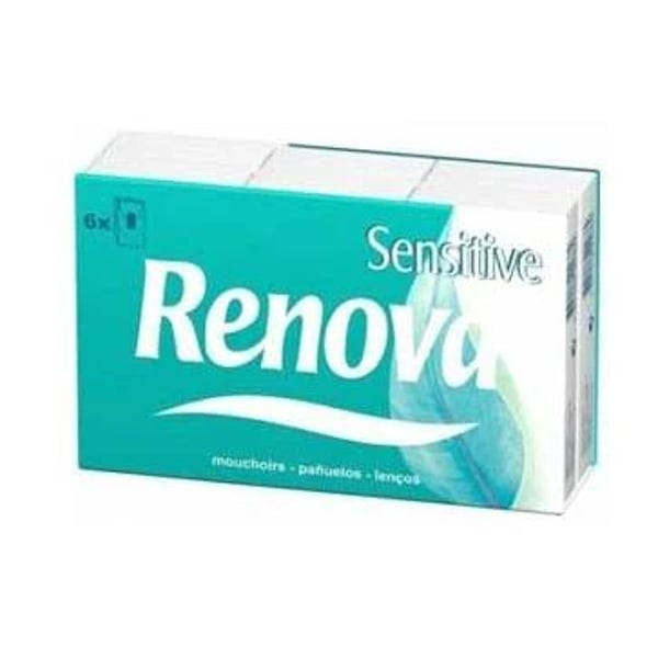Renova Sensitive Lenco Branco x 6