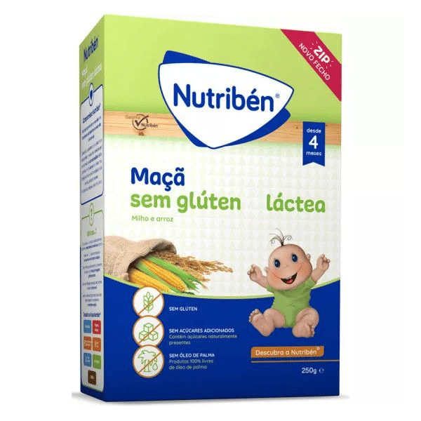 Nutriben Farinhas Maca S/Gluten Lactea 250g