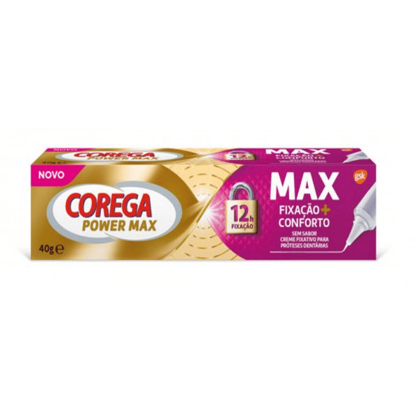 Corega Max Fix+Conf Cr Fix Prot Dent40g