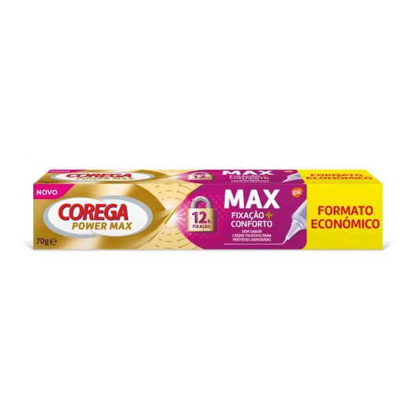 Corega Max Fix+Conf Cr Fix Prot Dent70g