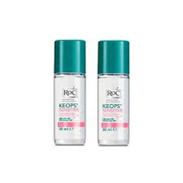 Roc Keops Sensitive Duo Desodorizante para pele sensível 48h 2 x 30 ml com Desconto de 5€