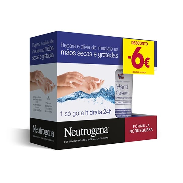 Neutrogena Mãos Creme Concentrado C/Perfume 2x50mL 6€ Desconto