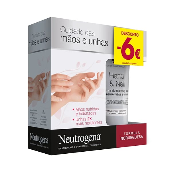 Neutrogena Mãos Unhas Creme 75mL X2 -6€
