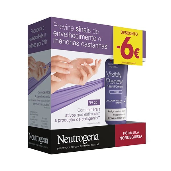 Neutrogena Mãos Antienvelhecimento SPF20 75mL X2 -6€
