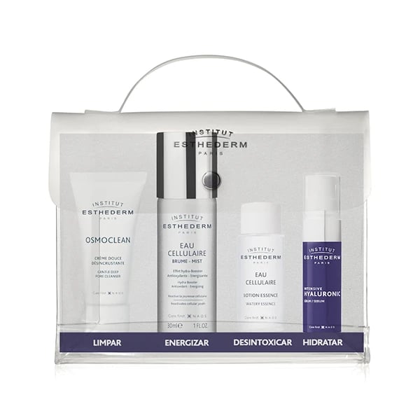 Esthederm Kit Best Sellers (Creme Douce 15ml + Água Celular Bruma 30ml + Eau Cellulaire Loção 10ml + Intensive Hyaluronic Serum 5ml)