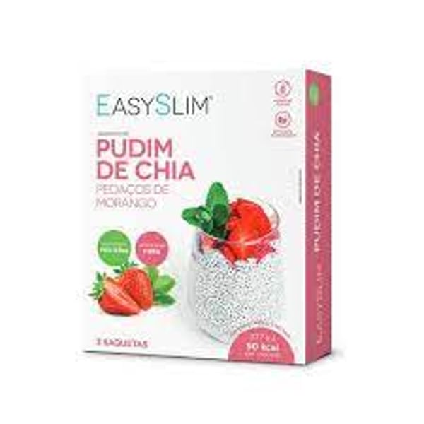 Easyslim Pudim Chia Morango 25G X3