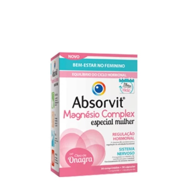 Absorvit Magnesio Comp Esp Mul30comp+30caps cáps + comp
