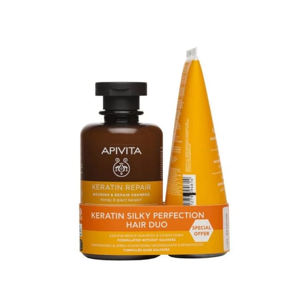 Apivita Ch Keratin Rep 250Ml+Of Cond150