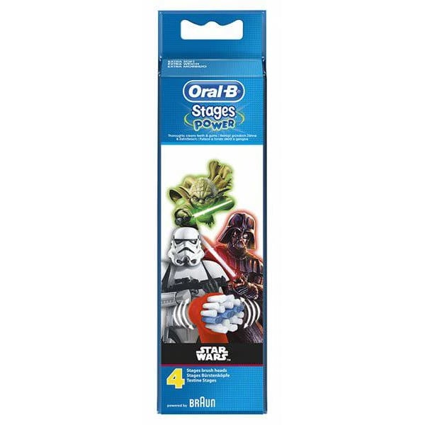 Oral B Recarga Escova Eléctrica Kids Star Wars X4