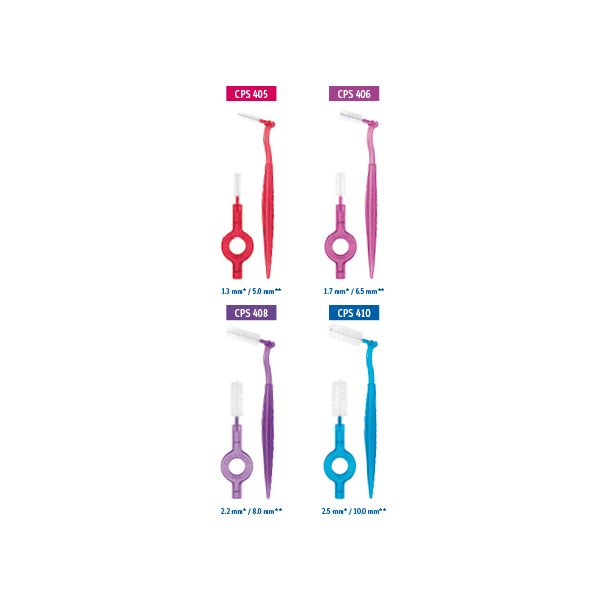 Curaprox Perio Plus Kit Escovilhão interdental CPS 405 5 Unidade(s) com Cabo UHS 451