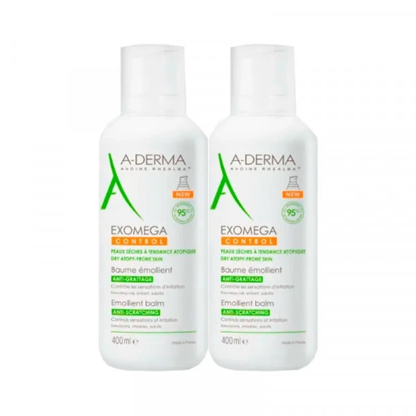 A-Derma Exomega Control Duo Balsamo Emoliente 2 x 400ml Desconto de 16€