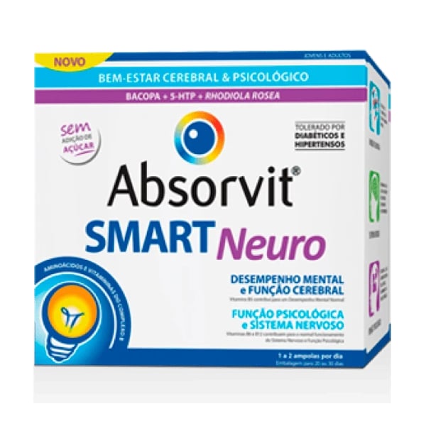 Absorvit Smart Neuro 10mL 30 ampolas