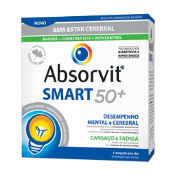 Absorvit Smart50+ 10mL 30 ampolas
