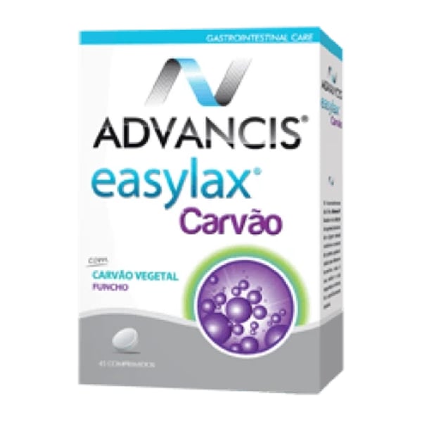Advancis Easylax Carvão Vegetal + Funcho 45 comprimidos