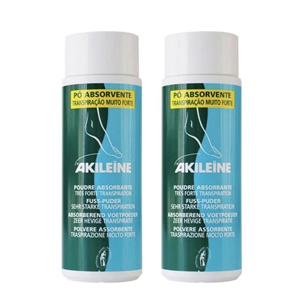 Akileine Duo Pó Absorvente Mico-preventivo 2 x 75g com Desconto de 50% na 2ª embalagem