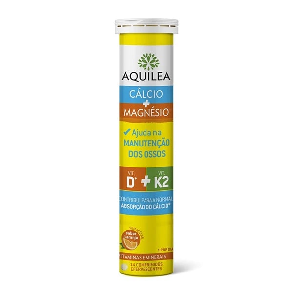 Aquilea Calcio+Mg 14 Comprimidos Efervescentes Sabor Laranja
