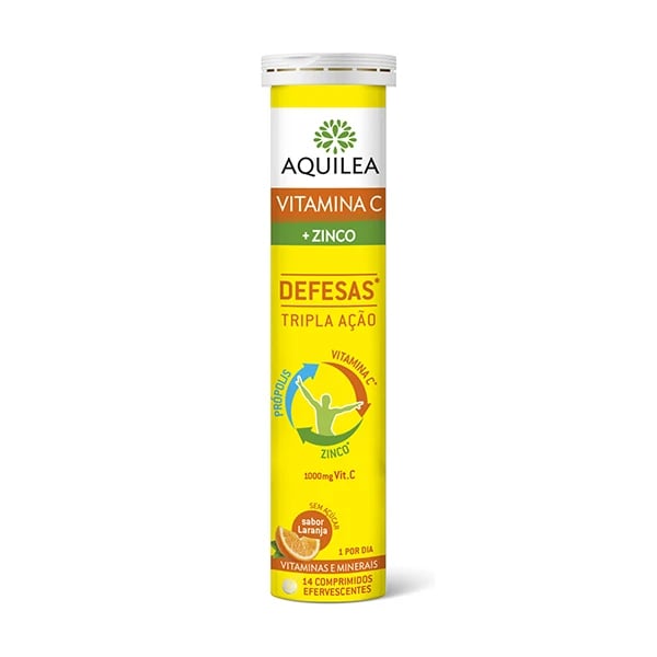 Aquilea Vit C+Zinco Comprimidos Efervescentes x14
