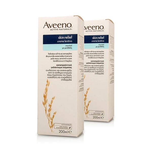 Aveeno Skin Relief Duo Creme Mentol 2 x 200mL