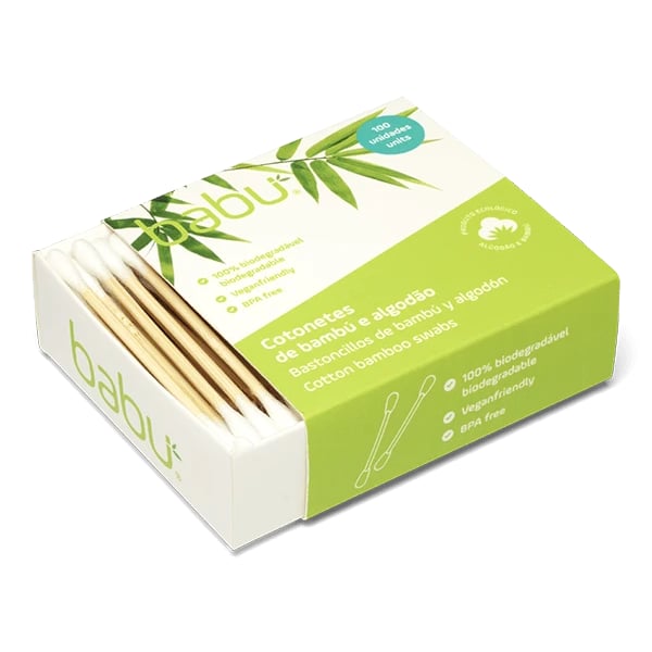 Babu Cotonetes Bambu X100