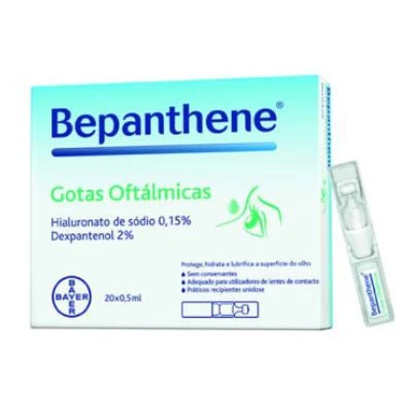 Bepanthene Gotas Oftalmicas 0,5ml 20 unidades