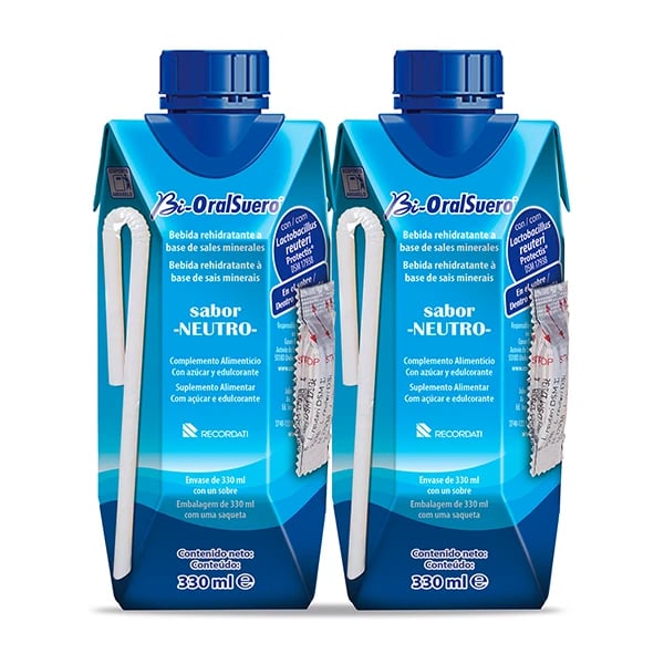 Bi-Oralsuero Neutro Solução Oral 330mL 2 unidades