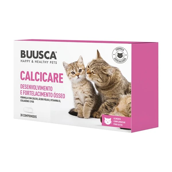 Buusca Calcicare 30 Comprimidos Gato