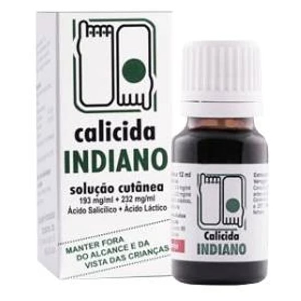 Calicida Indiano 240/200 mg/ml x 12 sol cut