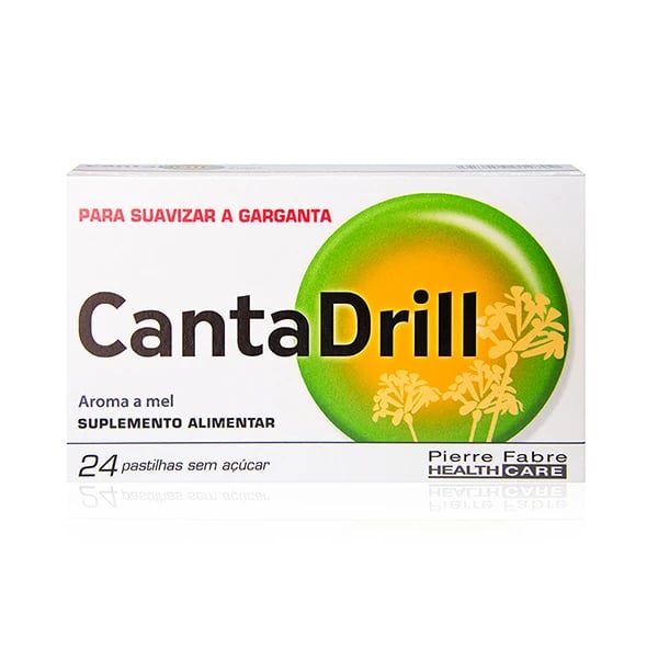 CantaDrill sem açucar 24 Pastilhas Rouquidao