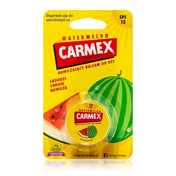 Carmex Boiao Balsamo Labial Melancia SPF15 7,5g