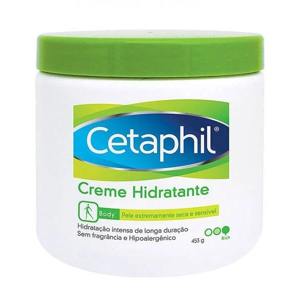 Cetaphil Cr Hidratante Pele Sensível e Seca 453 G 