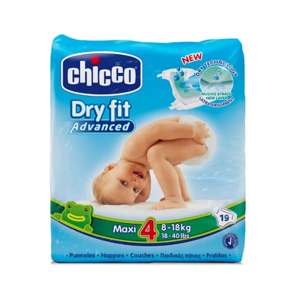 Chicco Fraldas Dry fit T4 8-18kg