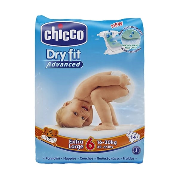 Chicco Fraldas Dry fit T6 16-30kg