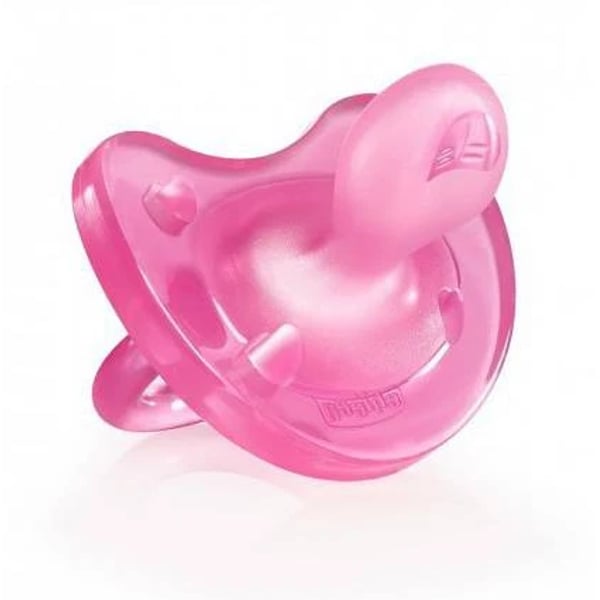 Chicco Chupeta Physio Soft Silicone Rosa 6-12m