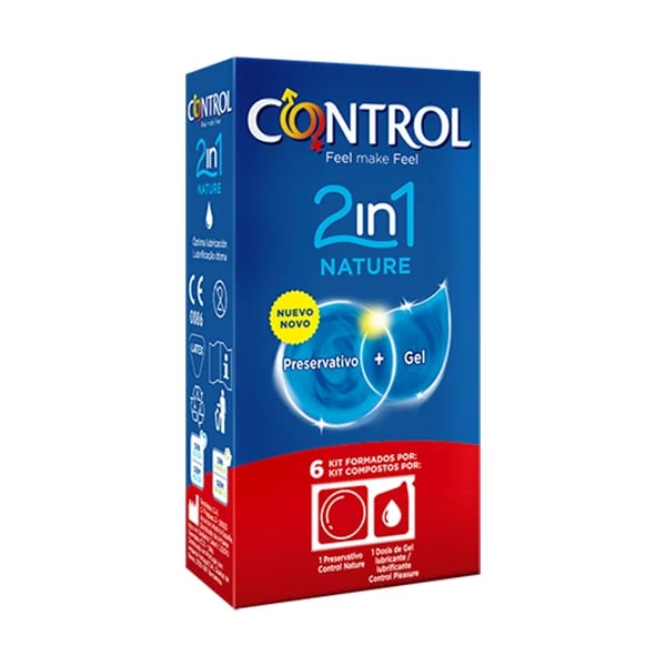 Control Preservativos Nature Adapta 2in1 6 unidades