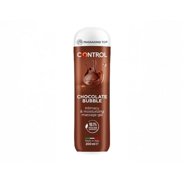 Control Gel Massagem Chocolate Bubble 200mL