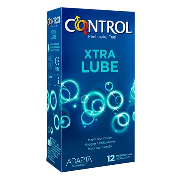 Control Preservativos Nature Xtra Lube 12 unidades