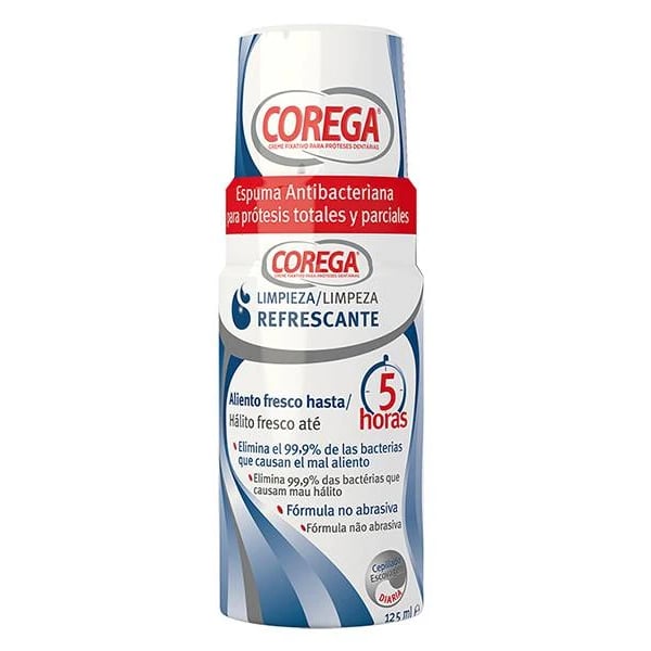 Corega Espuma Limpeza Protese 125mL