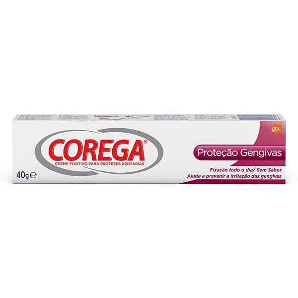 Corega Proteção Gengivas Creme Fixativo Protese 40g