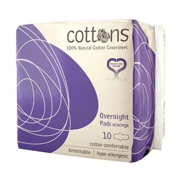 Cottons Penso Noite com Abas 10 pensos