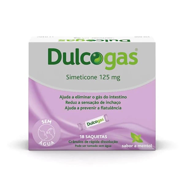 Dulcogas 18 saquetas granulos orodispersiveis