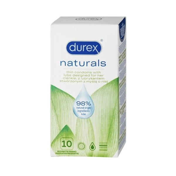 Durex Naturals 10 Preservativos